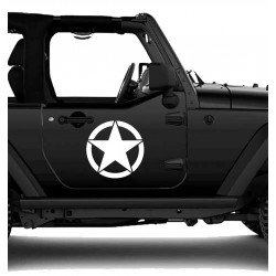 Sticker Jeep Army Star