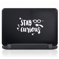 Sticker Stay Curious Laptop