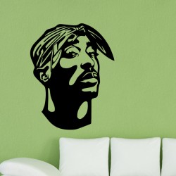 Sticker mural Tupac
