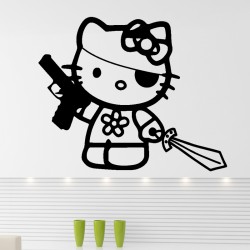 Sticker Kitty pirate-PR214